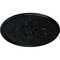 Ekena Millwork Milton Ceiling Medallion (Fits Canopies up to 7 7/8"), Hand-Painted Jet Black, 40 5/8"OD x 1 3/4"P CM40MIBLF - alternate 3